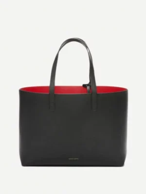 Debossed Leather Tote